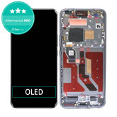 Schermo OLED per Honor Magic5 Pro PGT-N19, Black, Vetro touch con cornice