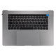 Top case con tastiera UK, microfono, trackpad e altoparlanti per MacBook Pro 15" A1707 (Late 2016 - Mid 2017), Space Gray