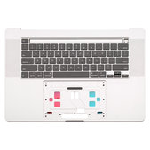 Top case con tastiera UK per MacBook Pro 16" A2141 (2019), Silver