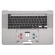 Top case con tastiera UK per MacBook Pro 16" A2141 (2019), Space Gray