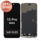 Schermo per iPhone 15 Pro Max, Vetro touch con cornice, Refurbished