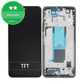 Schermo per Xiaomi Redmi Note 11 Pro+ 5G 21091116UG, Mysterious Black, Vetro touch con cornice