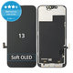Schermo Soft OLED per iPhone 13, Vetro touch con cornice, FixPremium