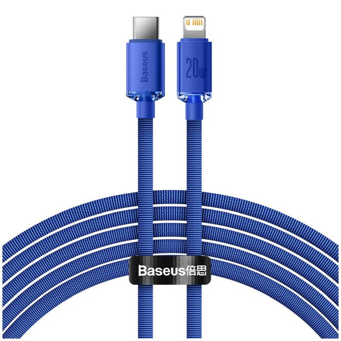 Cavo da Lightning a USB-C 2m, Blue, Baseus