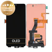 Schermo per Samsung S21 Ultra G998B, Vetro touch senza cornice, GH96-13958B, Genuine Service Pack