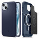 Custodia Mag Armor con MagSafe per iPhone 15, Navy Blue, Spigen