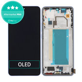Schermo OLED per Xiaomi 13T, 13T Pro, Alpine Blue, Vetro touch con cornice
