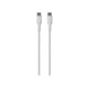 Cavo USB-C a USB-C 60W Soft 1,5 m, White, PURO