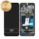 Schermo per Samsung A05s A057G, Black, Vetro touch con cornice, GH81-24364A, GH81-24365A, Genuine Service Pack
