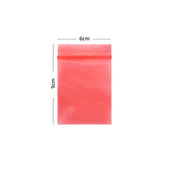 Sacchetto antistatico ESD con chiusura zip, 6x9 cm, 100 pz, Red