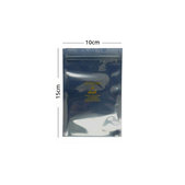 Sacchetto antistatico ESD con chiusura zip, 10x15 cm, 20 pz, con stampa