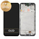 Schermo per Samsung A15 4G, A15 5G A155F, A156B, Black, Vetro touch con cornice, GH82-33637A, GH82-33638A, Genuine Service Pack