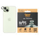 Protezione obiettivo fotocamera Hoops per iPhone 15/15 Plus, Verde, PanzerGlass