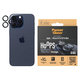 Protezione obiettivo fotocamera Hoops per iPhone 15 Pro/15 Pro Max, Blue Titanium, PanzerGlass