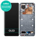 Schermo OLED per Xiaomi Mi 11 M2011K2G, Midnight Gray, Vetro touch con cornice