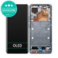 Schermo OLED per Xiaomi Mi 11 M2011K2G, Midnight Gray, Vetro touch con cornice