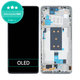 Schermo OLED per Xiaomi 11T, 11T Pro, Celestial Blue, Vetro touch con cornice