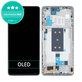Schermo OLED per Xiaomi 11T, 11T Pro, Celestial Blue, Vetro touch con cornice