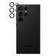 Protezione obiettivo fotocamera posteriore Hoops per Samsung S24 Ultra, Black, PanzerGlass