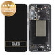 Schermo per Samsung S24 Plus S926B, Onyx Black, Vetro touch con cornice, GH82-33410A, Genuine Service Pack