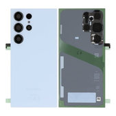 Cover batteria per Samsung S24 Ultra S928B, Titanium Blue, GH82-33349F, Genuine Service Pack