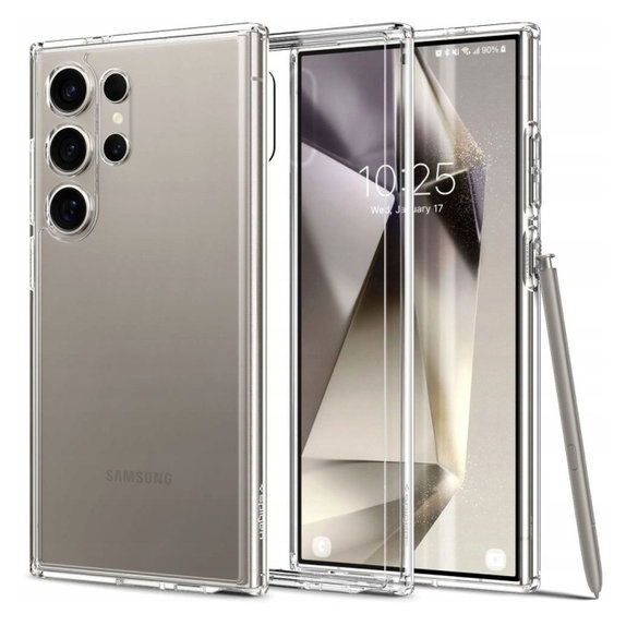 Custodia Ultra Hybrid per Samsung S24 Ultra, Transparent, Spigen
