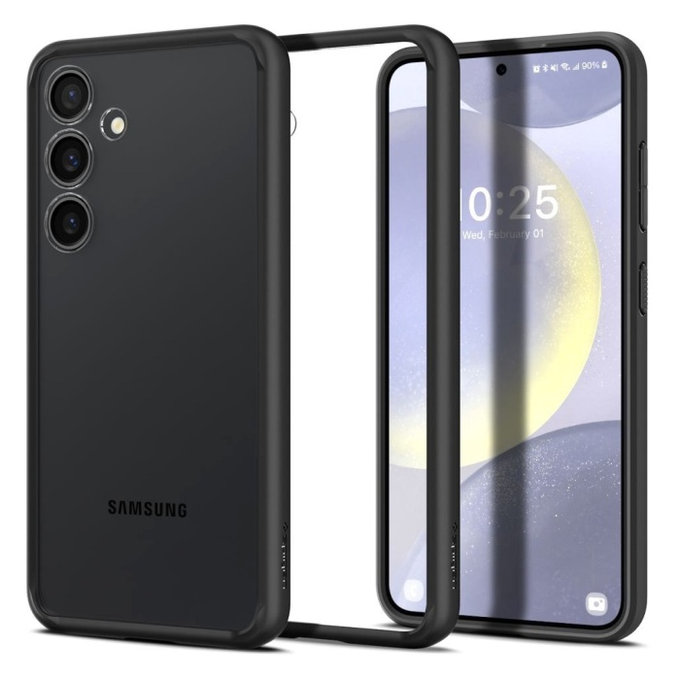 Custodia Ultra Hybrid per Samsung S24+, Matte Black, Spigen