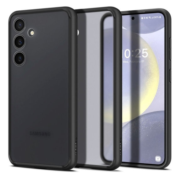 Custodia Ultra Hybrid per Samsung S24+, Frost Black, Spigen