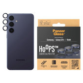 Protezione obiettivo fotocamera Hoops per Samsung Galaxy S24+, Viola, PanzerGlass