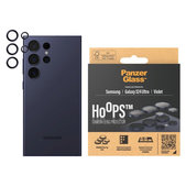 Protezione obiettivo fotocamera Hoops per Samsung Galaxy S24 Ultra, Viola, PanzerGlass
