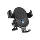 Supporto auto Gravity con ricarica wireless 10W, Black, SBS