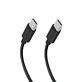 Cavo intrecciato da USB-C a USB-C PD 100W 1,5 m, Black, SBS
