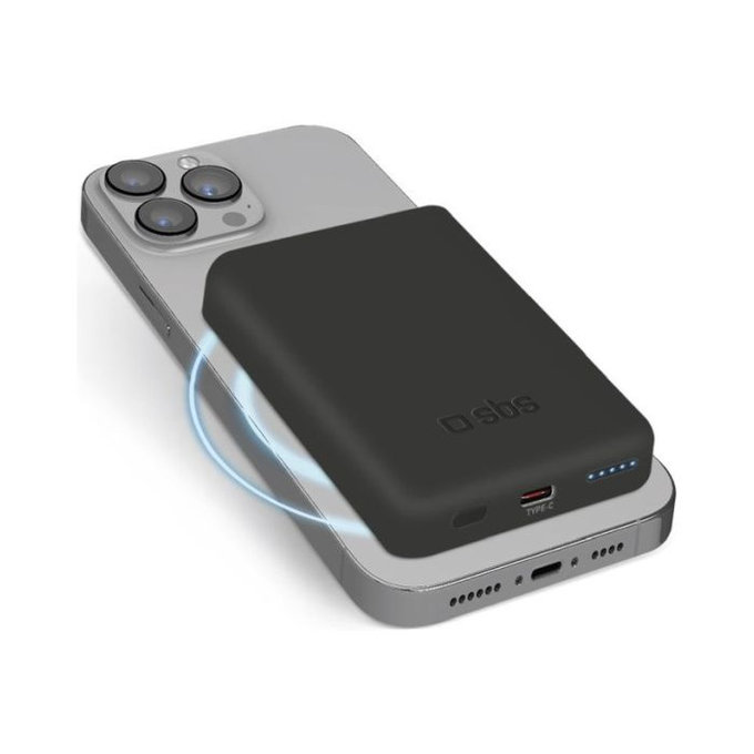 PowerBank MagSafe 5000mAh, Black, SBS