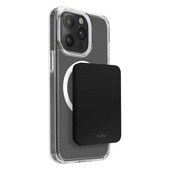 PowerBank MagSafe 4200mAh, 5W, USB-C, Black, PURO