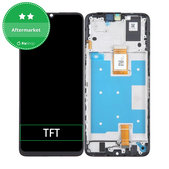 Schermo per Honor X7a RKY-LX1 RKY-LX2, Midnight Black, Vetro touch con cornice