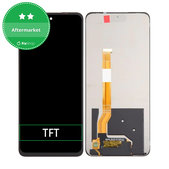 Schermo LCD per Oppo A58 CPH2577, Vetro touch senza cornice