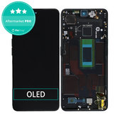 Schermo OLED per Oppo Reno 8 Pro CPH2357, Glazed Black, Vetro touch con cornice