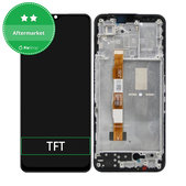 Schermo per Vivo V22, Black, Vetro touch con cornice