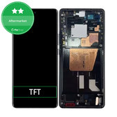 Schermo per Vivo X80 Pro 5G V2185A V2145, Cosmic Black, Vetro touch con cornice