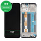 Schermo per Vivo Y16 V2204 V2214, Stellar Black, Vetro touch con cornice