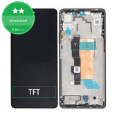 Schermo per Xiaomi Poco F5 23049PCD8G, 23049PCD8I, Black, Vetro touch con cornice