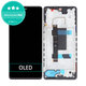 Schermo OLED per Xiaomi Poco X5 Pro 22101320G 22101320I, Astral Black, Vetro touch con cornice