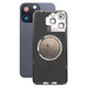 Vetro scocca posteriore con lente fotocamera, piastra metallica e magneti MagSafe per iPhone 15 Pro Max, Blue Titanium