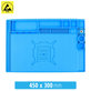 Tappetino in silicone antistatico ESD termoresistente 45 x 30cm, Sunshine SS-004E