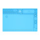 Tappetino multifunzione in silicone con base in alluminio per microscopio, Relife RL-160B
