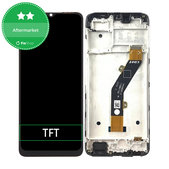 Schermo per Infinix Smart 7 HD X6516, Ink Black, Vetro touch con cornice