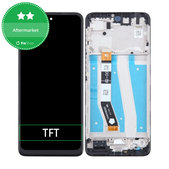 Schermo per Motorola Moto G14, Steel Gray, Vetro touch con cornice