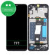 Schermo per Samsung A05s A057G, Black, Vetro touch con cornice