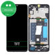 Schermo per Samsung A05s A057G, Black, Vetro touch con cornice