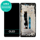 Schermo OLED per Xiaomi Redmi Note 13 5G 2312DRAABC, Stealth Black, Vetro touch con cornice